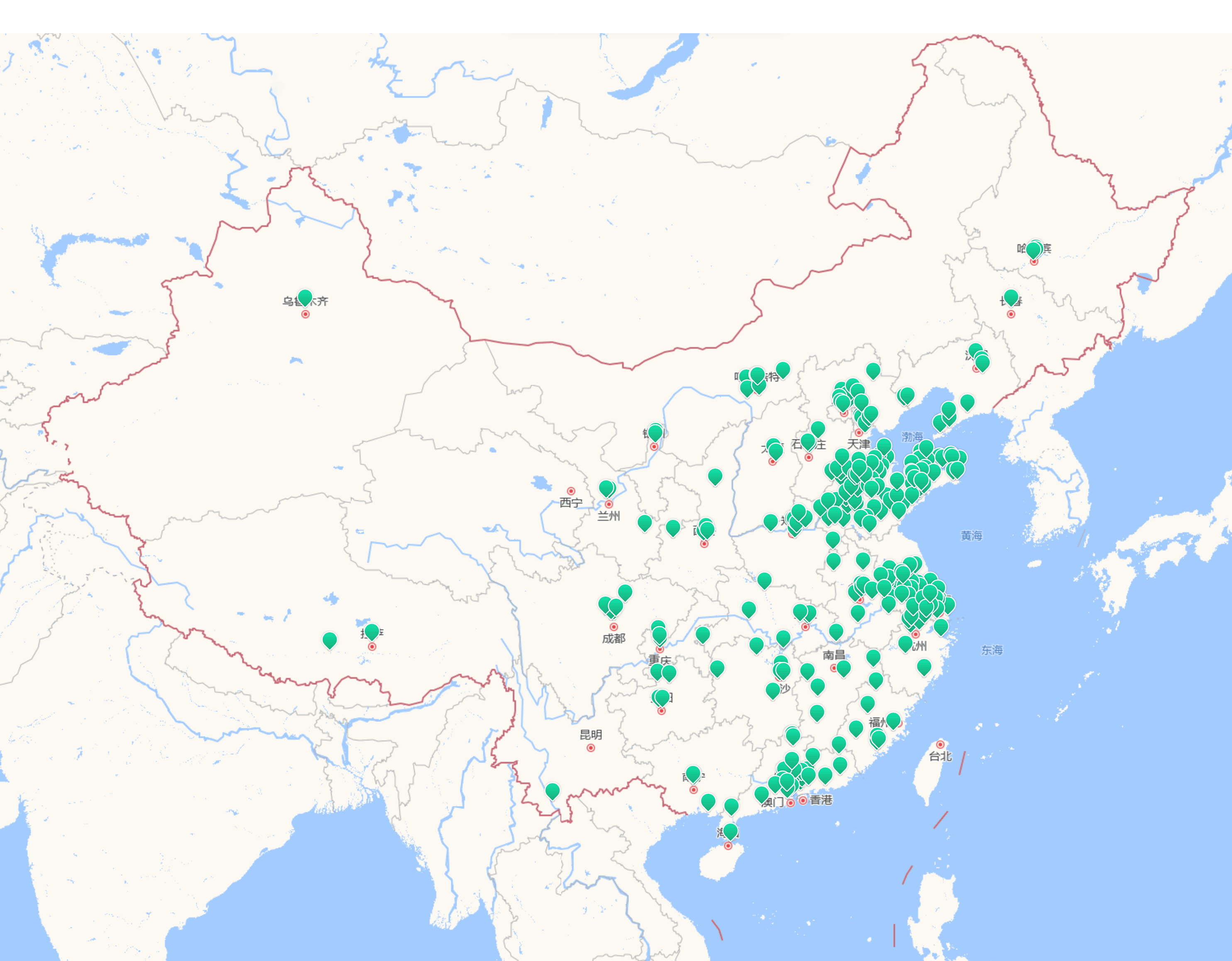 全国点位分布图